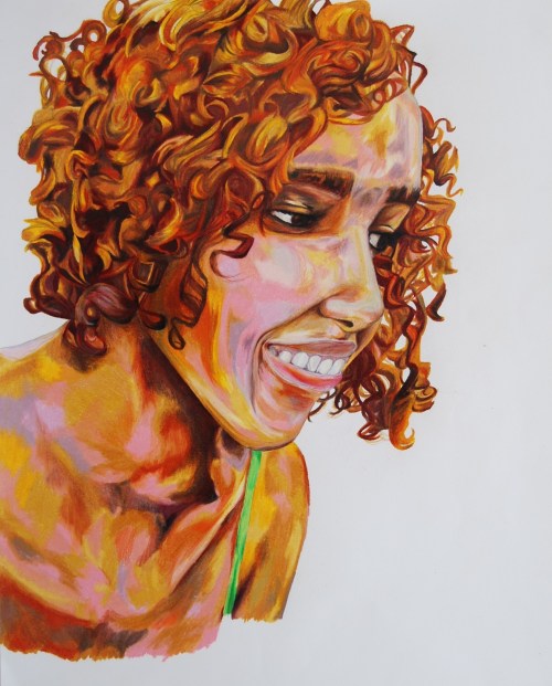 Colored Pencil Self-Portrait